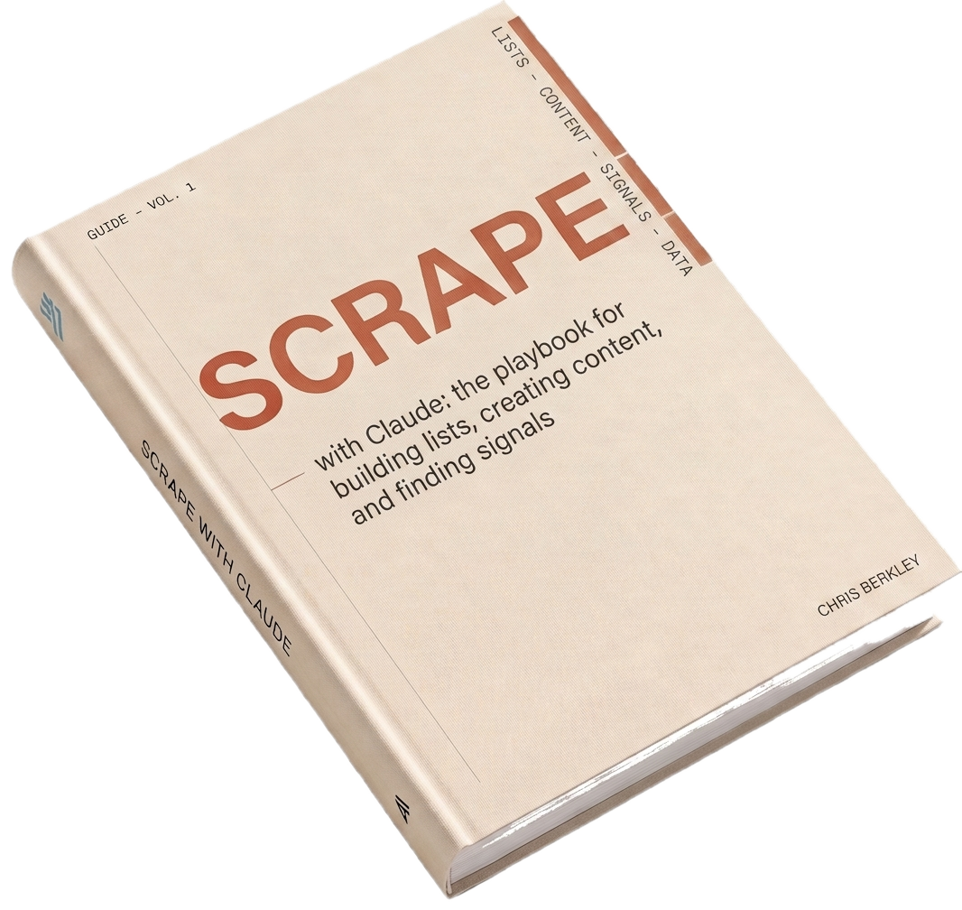 Scrape With Claude, the free playbook